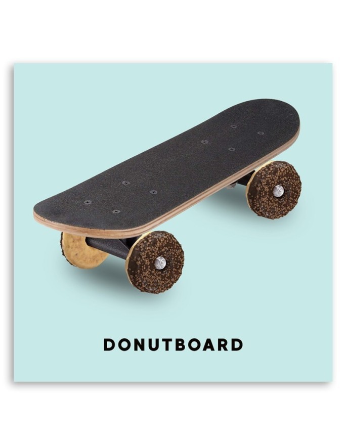 Teenage room Canvas painting skateboard donut Bekir Ceylan | FEEBY