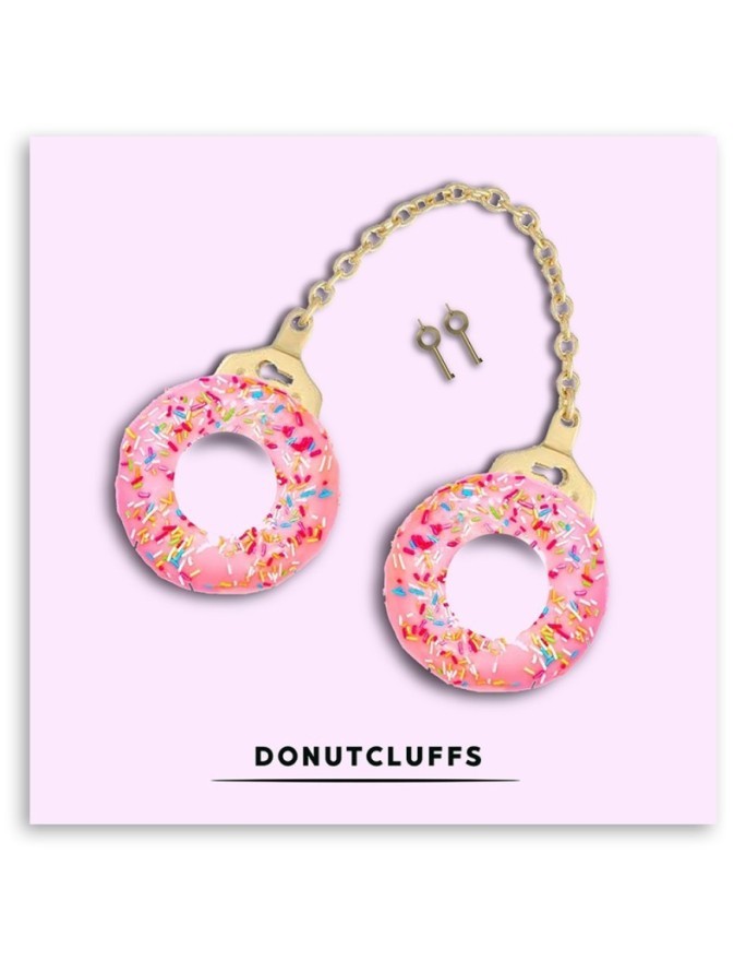 Modern Canvas painting for teenage room - Donuts handcuffs Bekir Ceylan | FEEBY