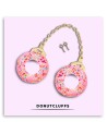 Modern Canvas painting for teenage room - Donuts handcuffs Bekir Ceylan | FEEBY