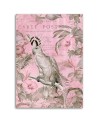 Canvas painting - Pink cockatoo bird Andrea Haase | FEEBY