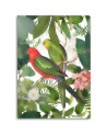 Canvas painting for the bedroom - Birds in the jungle Andrea Haase | FEEBY
