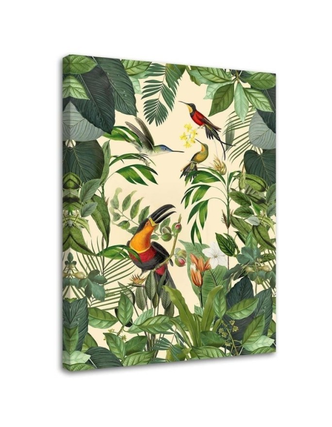 Canvas prints for modern living room - Tropical toucan Andrea Haase | FEEBY
