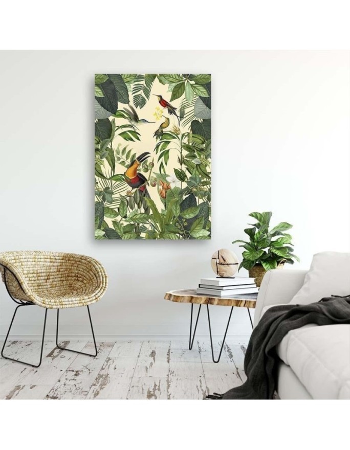 Canvas prints for modern living room - Tropical toucan Andrea Haase | FEEBY