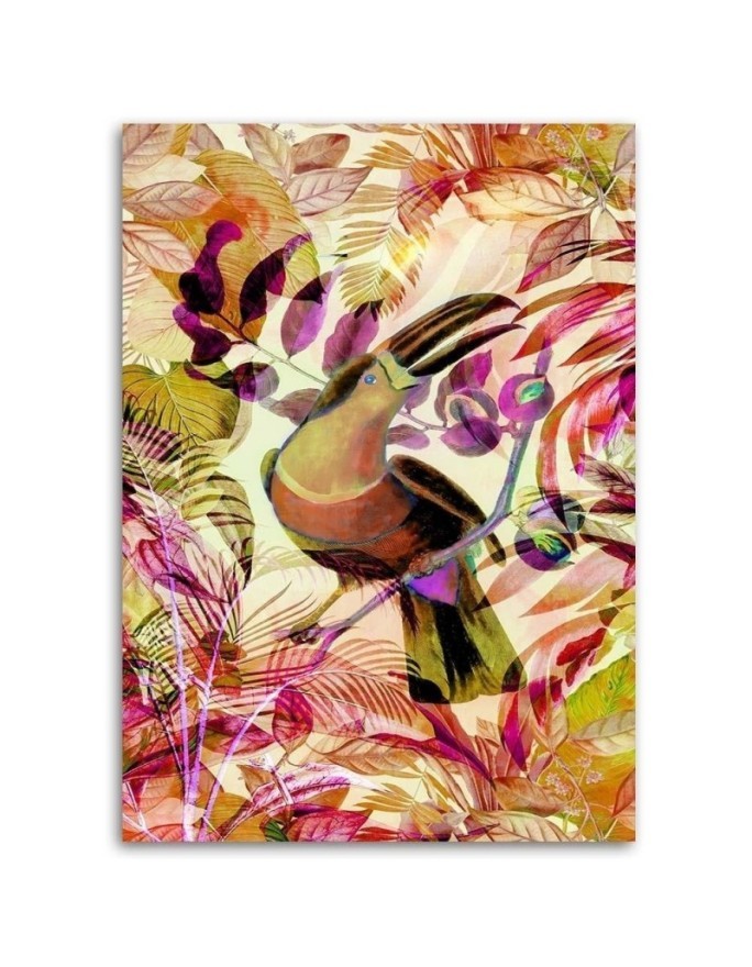 Canvas painting - Tropical colourful toucan Andrea Haase | FEEBY