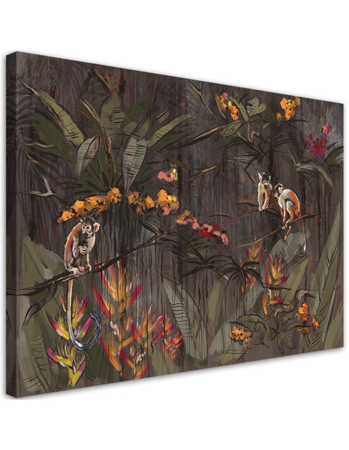 Canvas print Monkeys in the...