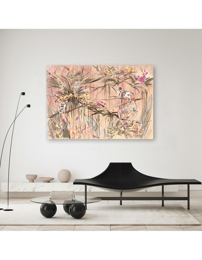 Fashionable Canvas paintings - Monkeys in the jungle | FEEBY
