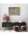 Wall Canvas painting for bedroom - Deep tropical jungle | FEEBY