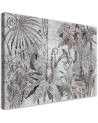 Printed Canvas prints for bedroom - Jungle topical mosaic | FEEBY