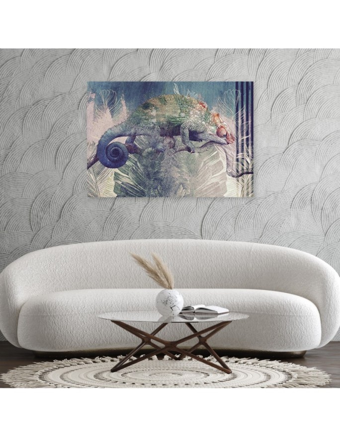 Canvas prints for the wall - Chameleon on a branch | FEEBY