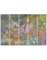 Canvas print for wall 5 parts - Deep jungle | FEEBY