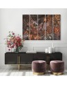 Five part print picture - Tropical rainforest | FEEBY