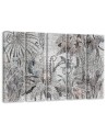 Five-part canvas wall painting - Jungle mosaic | FEEBY