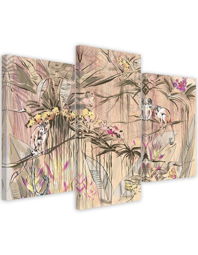 Canvas print Monkeys in the...