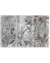 Bedroom triptych wall painting - Jungle mosaic | FEEBY