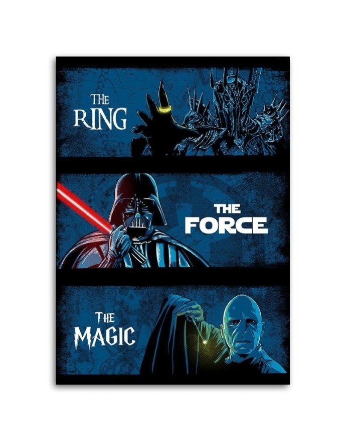 Canvas prints for teenager's room - Star Wars collage DDJVigo | FEEBY