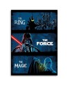 Canvas prints for teenager's room - Star Wars collage DDJVigo | FEEBY