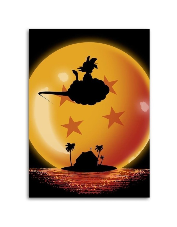 Canvas prints for teenager's room - Island against the sun DDJVigo | FEEBY