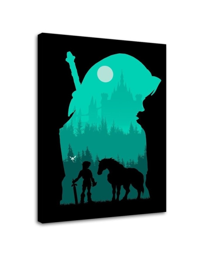 Canvas print Warrior with...