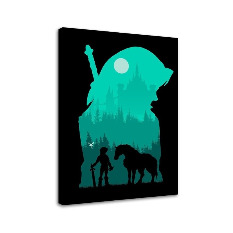 Canvas prints for a gamer - Warrior with a horse DDJVigo | FEEBY