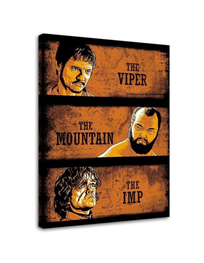 Wall art painting - Collage of movie characters DDJVigo | FEEBY