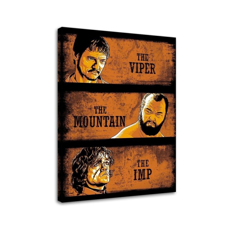 Wall art painting - Collage of movie characters DDJVigo | FEEBY