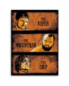 Wall art painting - Collage of movie characters DDJVigo | FEEBY