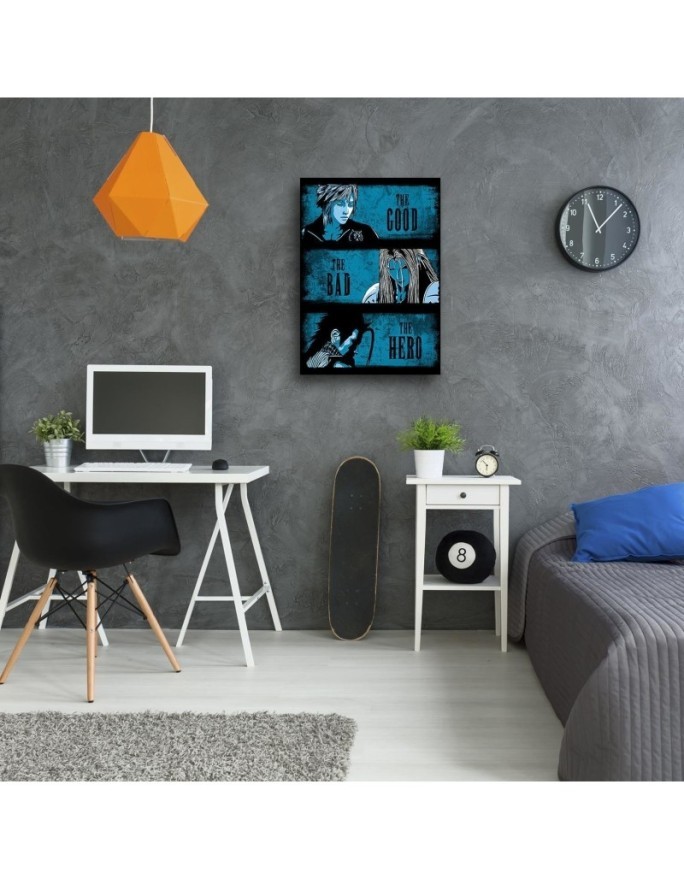Wall art painting for teen room - Anime collage DDJVigo | FEEBY