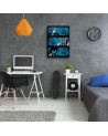 Wall art painting for teen room - Anime collage DDJVigo | FEEBY