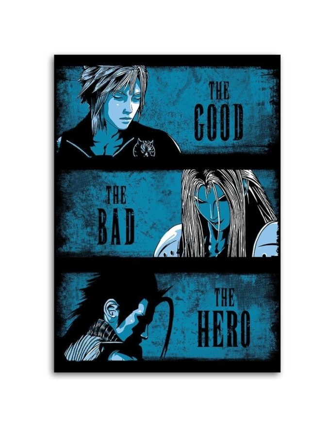 Wall art painting for teen room - Anime collage DDJVigo | FEEBY