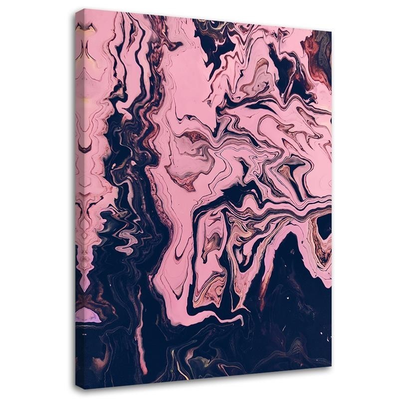 Canvas wall art for modern living room - Abstract pink | FEEBY