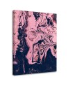 Canvas wall art for modern living room - Abstract pink | FEEBY