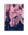 Canvas wall art for modern living room - Abstract pink | FEEBY