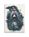 Wall art painting - Magical forest in the form of a bird Barrett Biggers | FEEBY