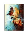 Wrapped Canvas prints for living room modern - Crows in Flight Barrett Biggers | FEEBY