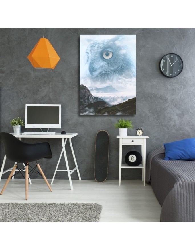 Wall Canvas painting - Bird in the sky reflection Barrett Biggers | FEEBY