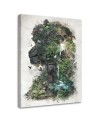 Modern wall art painting - Gorilla figure as a forest Barrett Biggers | FEEBY