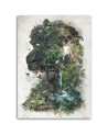 Modern wall art painting - Gorilla figure as a forest Barrett Biggers | FEEBY