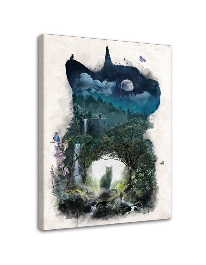 Wall art painting - Realm of Cats Dark art Barrett Biggers | FEEBY