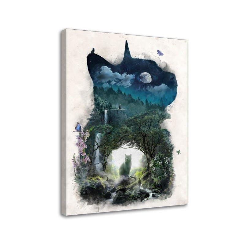 Wall art painting - Realm of Cats Dark art Barrett Biggers | FEEBY