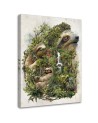 Bedroom painting - Sloths in a forest Barrett Biggers | FEEBY