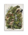 Bedroom painting - Sloths in a forest Barrett Biggers | FEEBY