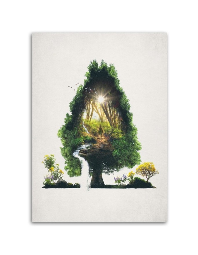 Canvas prints for modern living room - The Road Not Taken Barrett Biggers | FEEBY