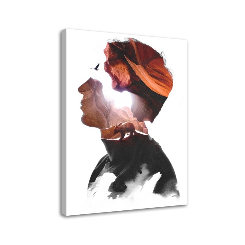 Wall art painting - Bear in Mind Barrett Biggers | FEEBY