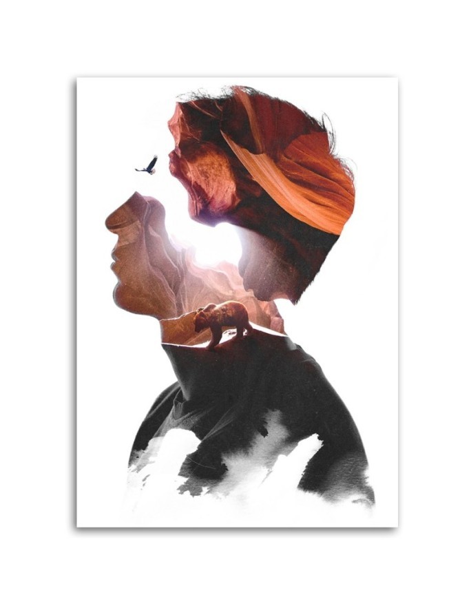 Wall art painting - Bear in Mind Barrett Biggers | FEEBY