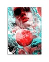 Fashionable Canvas painting - Woman and Planet Barrett Biggers | FEEBY