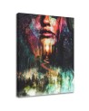 Living room Canvas painting - The Face of a Woman abstract Barrett Biggers | FEEBY