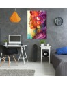 Wall art Canvas painting for living room - Coloured woman | FEEBY
