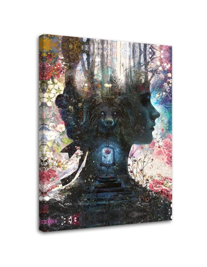 Canvas art painting - Beauty and the beast Barrett Biggers | FEEBY