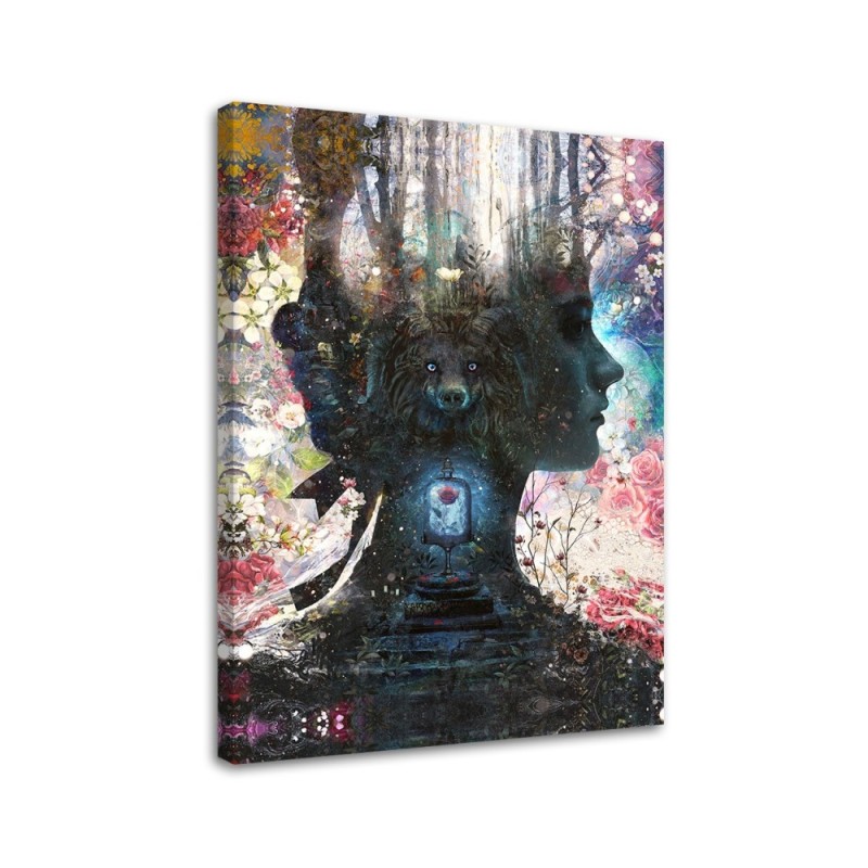 Canvas art painting - Beauty and the beast Barrett Biggers | FEEBY