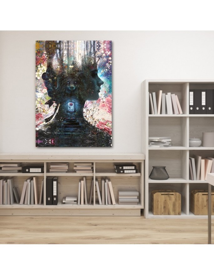 Canvas art painting - Beauty and the beast Barrett Biggers | FEEBY